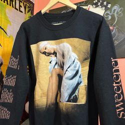 S 2019 Ariana Grande Sweetener Tour Black Sweatshirt 