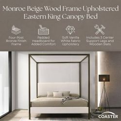 New Monroe King Canopy Bed Frame