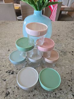 Glass storage for baby food