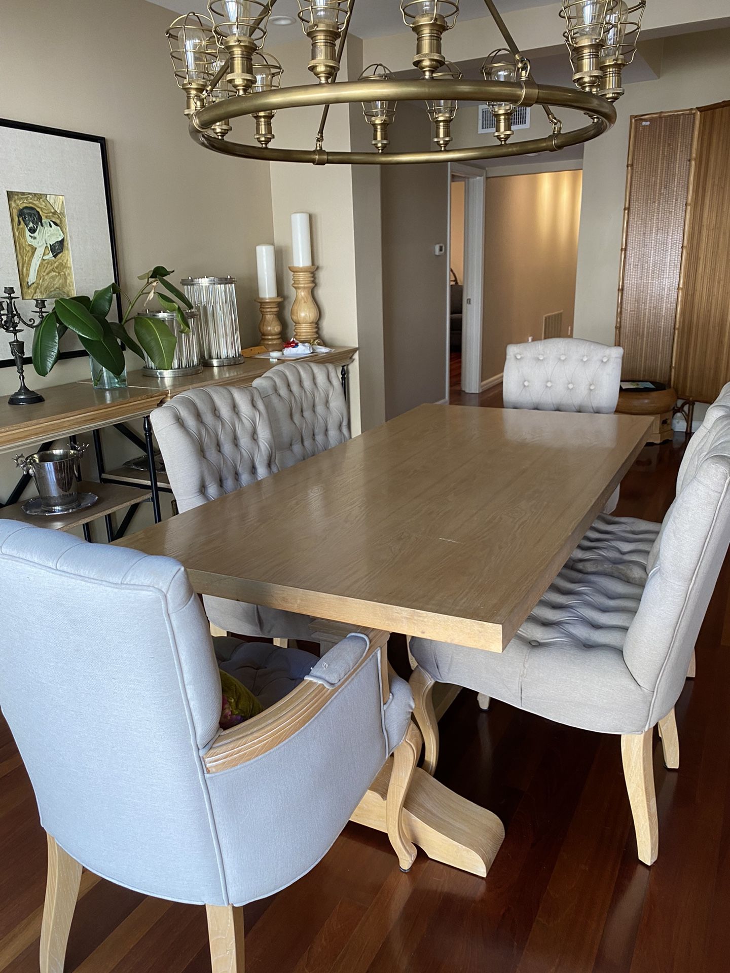 Dining Table With 6 Dining Chairs