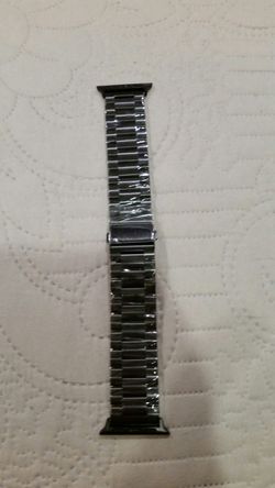 Apple watch 38mm stainless steel black band.