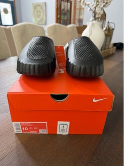 Nike Mind 001 Slide Triple Black Size 10 Mens Brand New