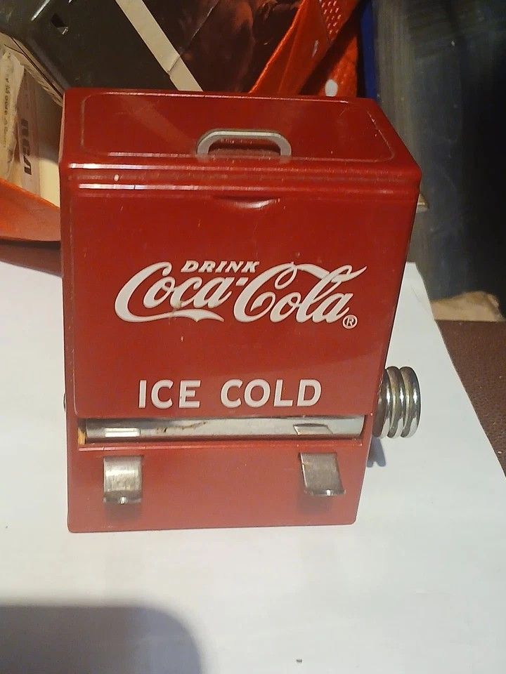 Vintage 1995 Coca Cola Toothpick Dispenser Holds Toothpicks Like New Located In Palm Springs CA 