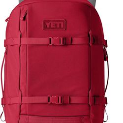 Yeti Harvest Red Crossroads Backpack Like New 35L