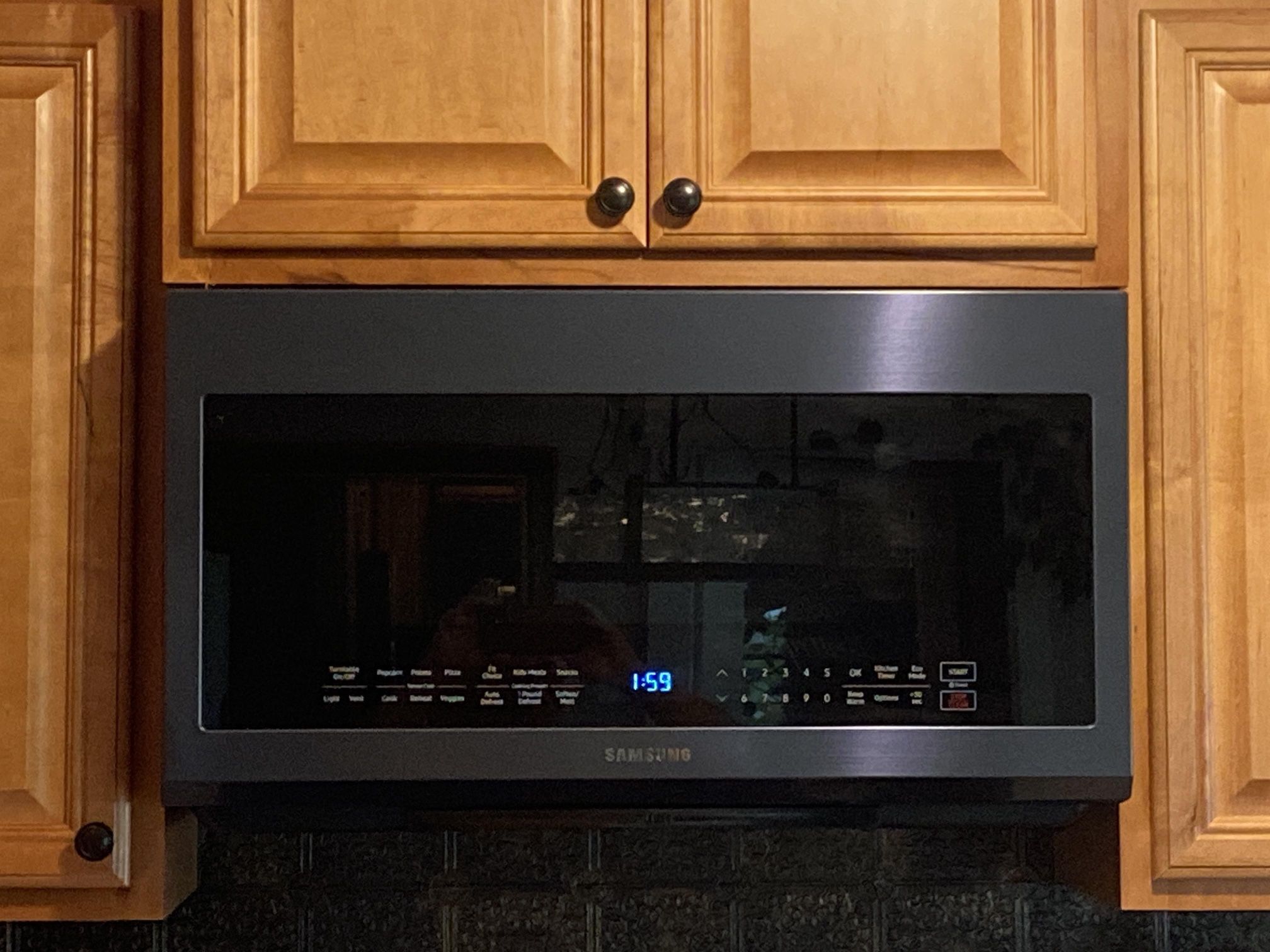 Samsung - BESPOKE Smart Over-the-Range Microwave