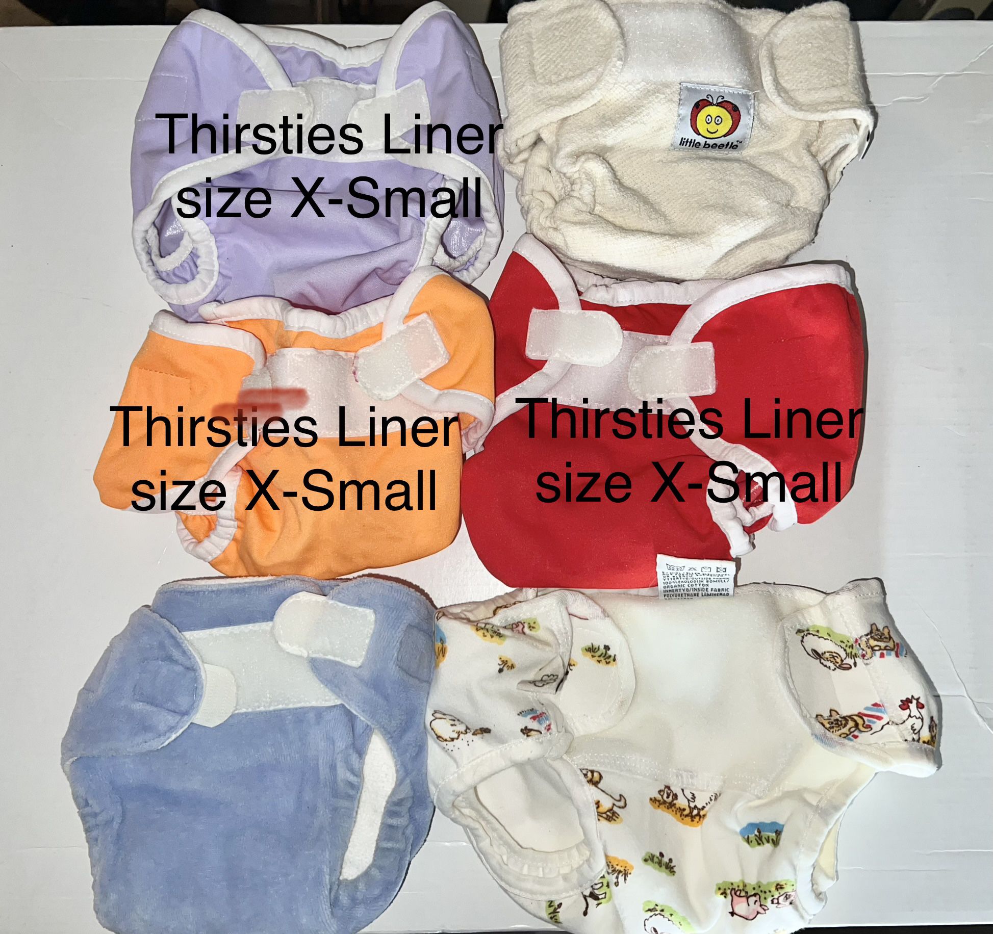 Cloth diapers size XS and S
