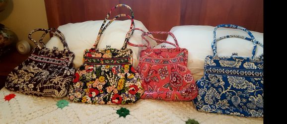 4 Vera Bradley purses with snap closure