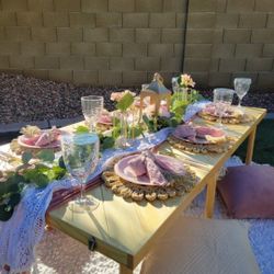 Graduation Picnic Set Up