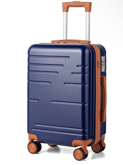 Zimtown 20” carry on, navy blue