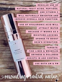 Rewind Age, control night serum.
