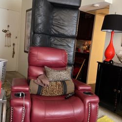 Black Genuine Leath Coach Like New 4050.00