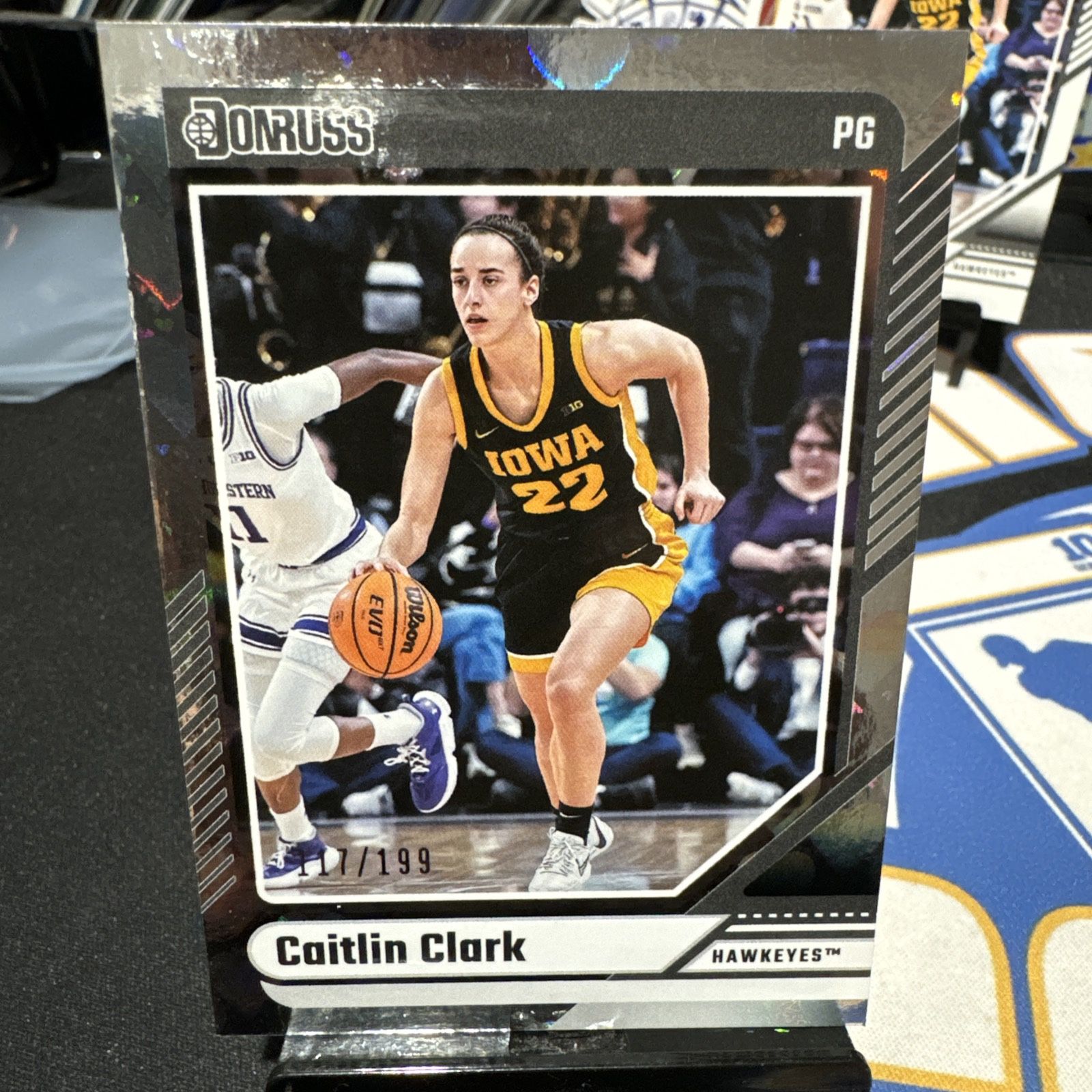 Panini Donruss Caitlin Clark Collection Floating Hearts /199 Iowa Hawkeyes
