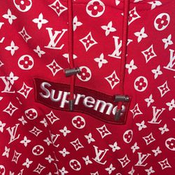 RARE!! Supreme x LV red long sleeve shirt 100% authentic for Sale in  Orlando, FL - OfferUp