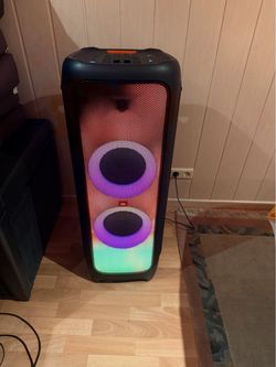 JBL PartyBox 1000 – 1100W Bluetooth Party Speaker w/ Full Panel Lights, 12" Sub, & Wireless Mic Inputs