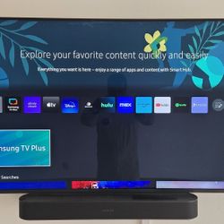 50" Samsung 4K TV + Sonos Soundbar