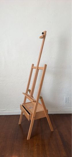 Wooden Artist Studio Easel with Storage Drawer – Adjustable