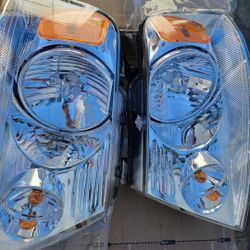 04-08 Ford F150 06-08 Lincoln Mark Lt Headlights Luces Micas Calaveras Faros Faroles Focos