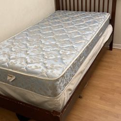 Twin Bed Frame & Mattress