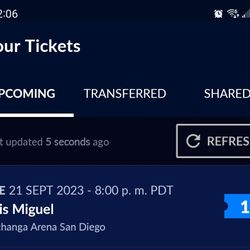 Luis Miguel Ticket 1