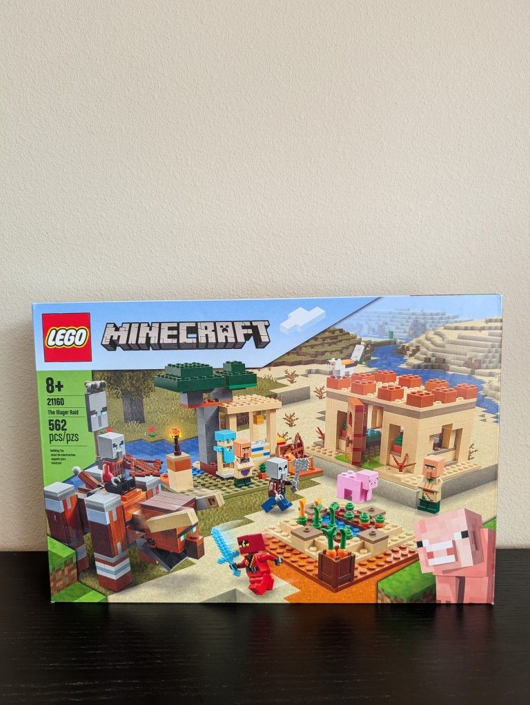 Lego Minecraft 21160 the Illager Raid Retired set, brand new in box
