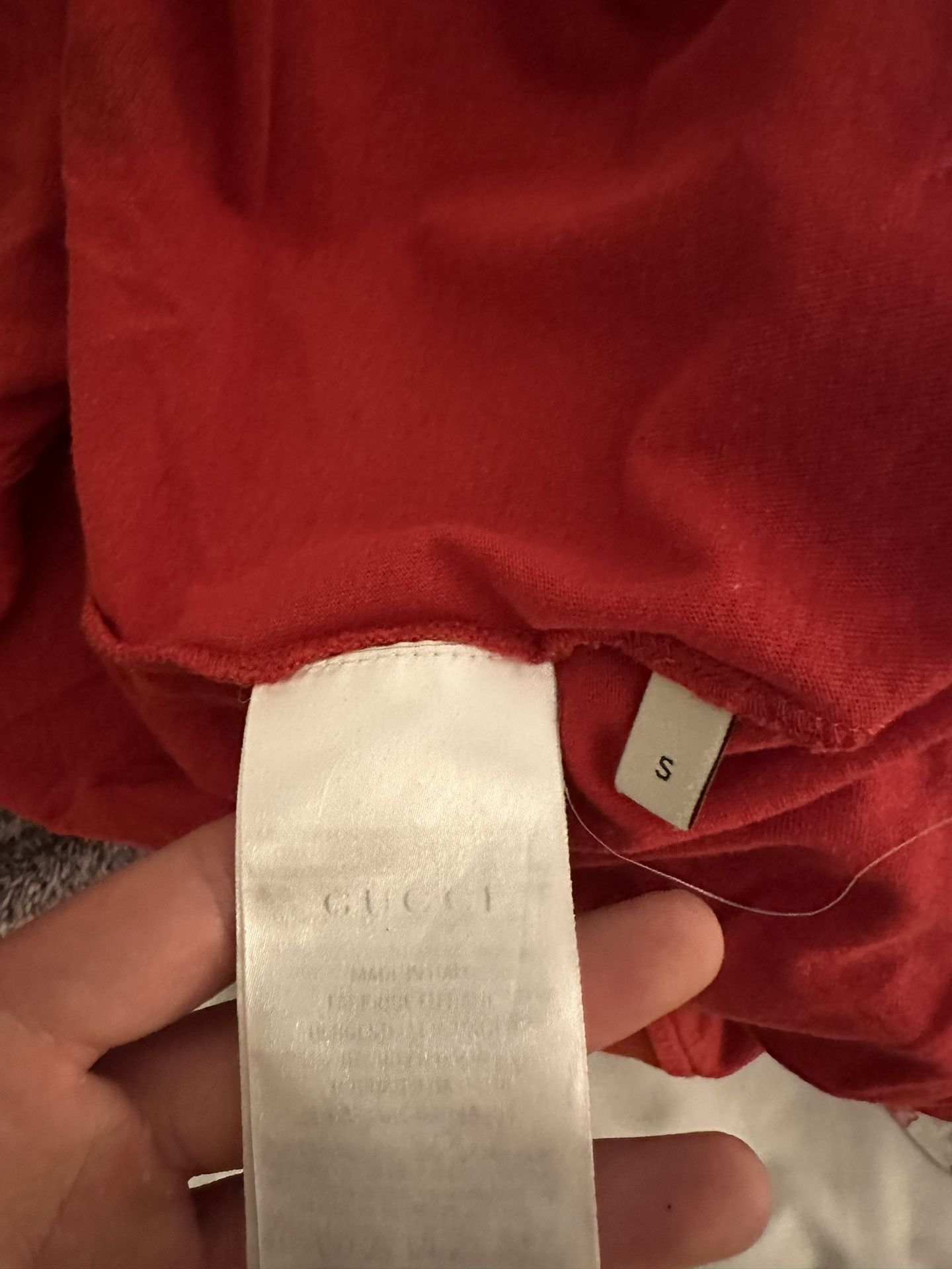 Red Gucci Ghost T-shirt
