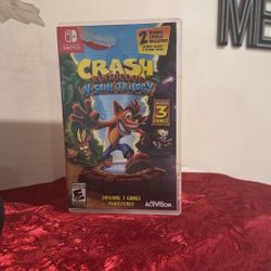Crash Bandicoot N. Sane Trilogy – Nintendo Switch (3 Games in 1, Excellent Condition)