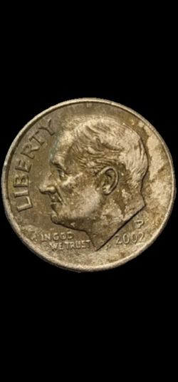 USA RARE DIME  2002 P