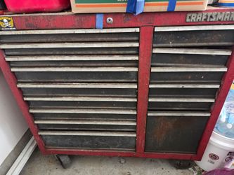 Tool box with tools