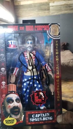 Autographed Capt. Spaulding Action Fogure