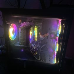 Gaming PC || Two Monitors, Desk, Keyboard, Gaming chair, 2 tb Hard drive