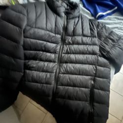 Black Reebok Puffer