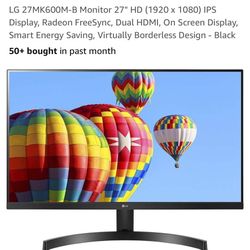 LG Black Monitors 