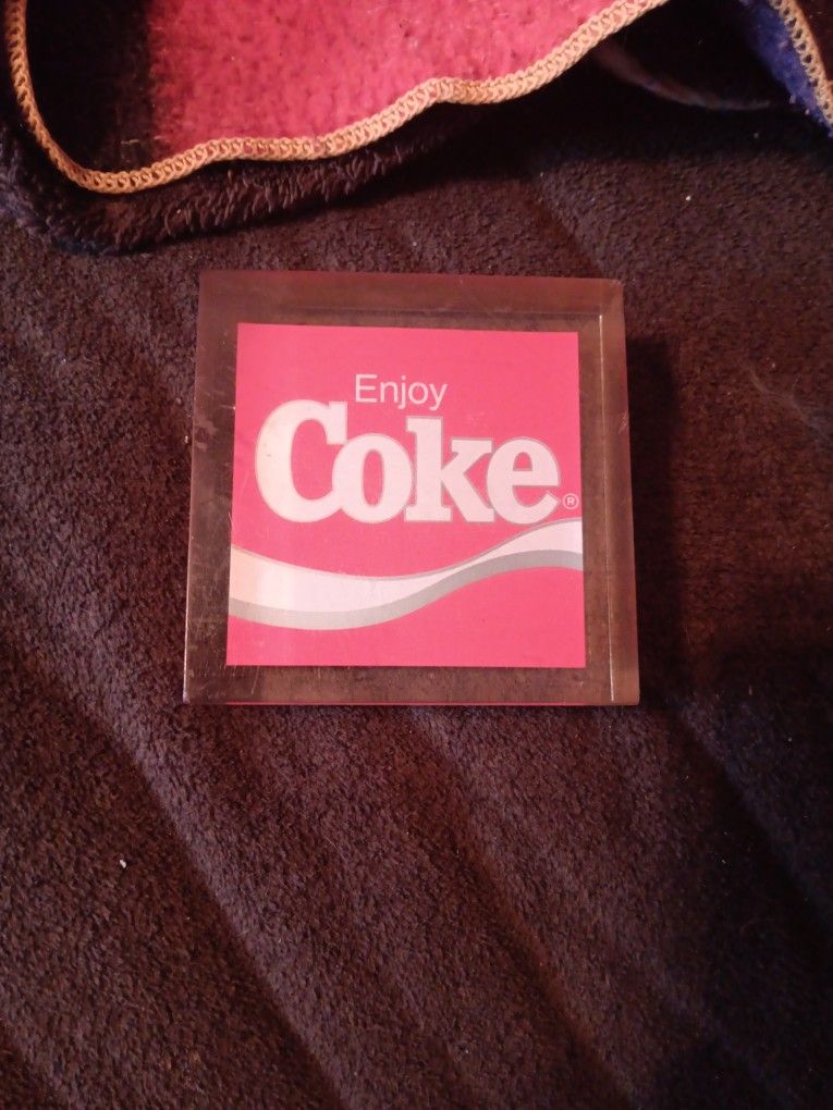 Vintage Coke Paper Weight