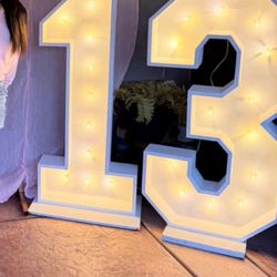 Marquee Letters And Numbers 