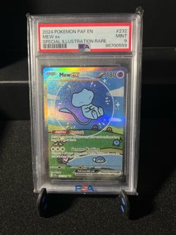 Mew EX 232/091 Graded PSA 9