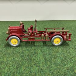 *Antique / Vintage Hubley Original Cast Iron Toy Fire Truck - 1920’s - 1930’s