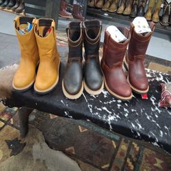 Botas De Piel De México Cómodas Para Trabajar 