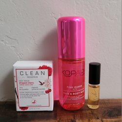 3 MINI Perfumes Clean Billie Eilish Kopari