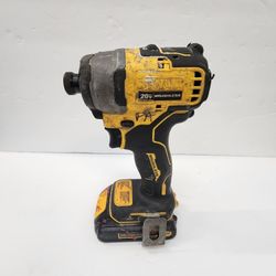 Dewalt 20v Brushless Atomic Impact Driver Drill With Battery 