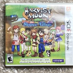Harvest Moon: Skytree Village (Nintendo 3DS, 2016) Authentic CIB Complete Tested