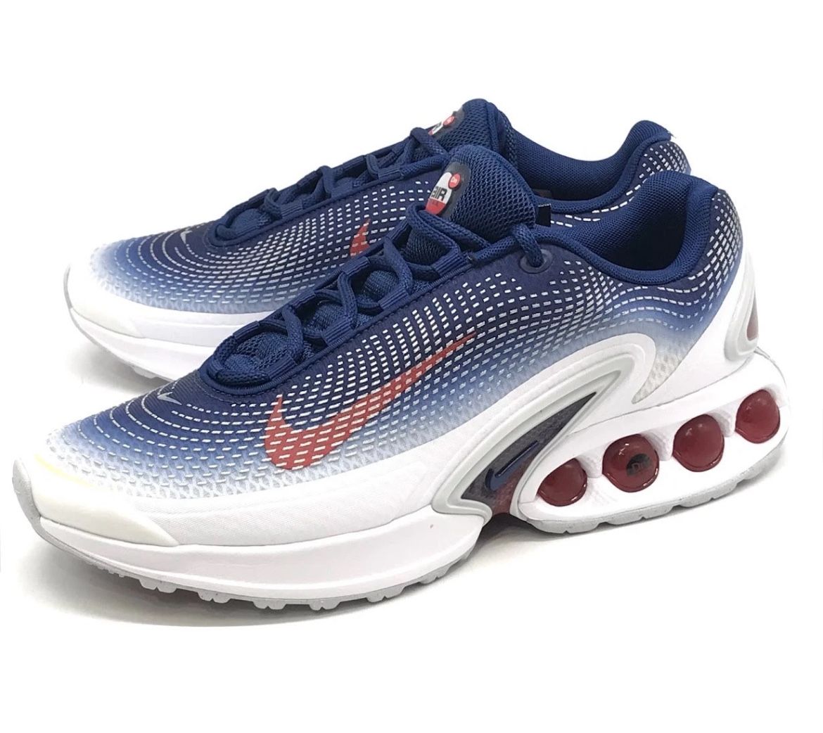 Nike Air Max DN Men's Size 6.5/ Women’s Size 8Olympics USA White Blue Void Shoes FV2250-100