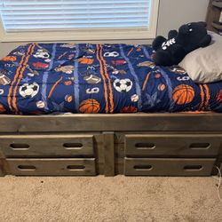 Twin Captains Bed 