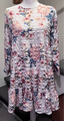 Zara flowered tunic dress. XL