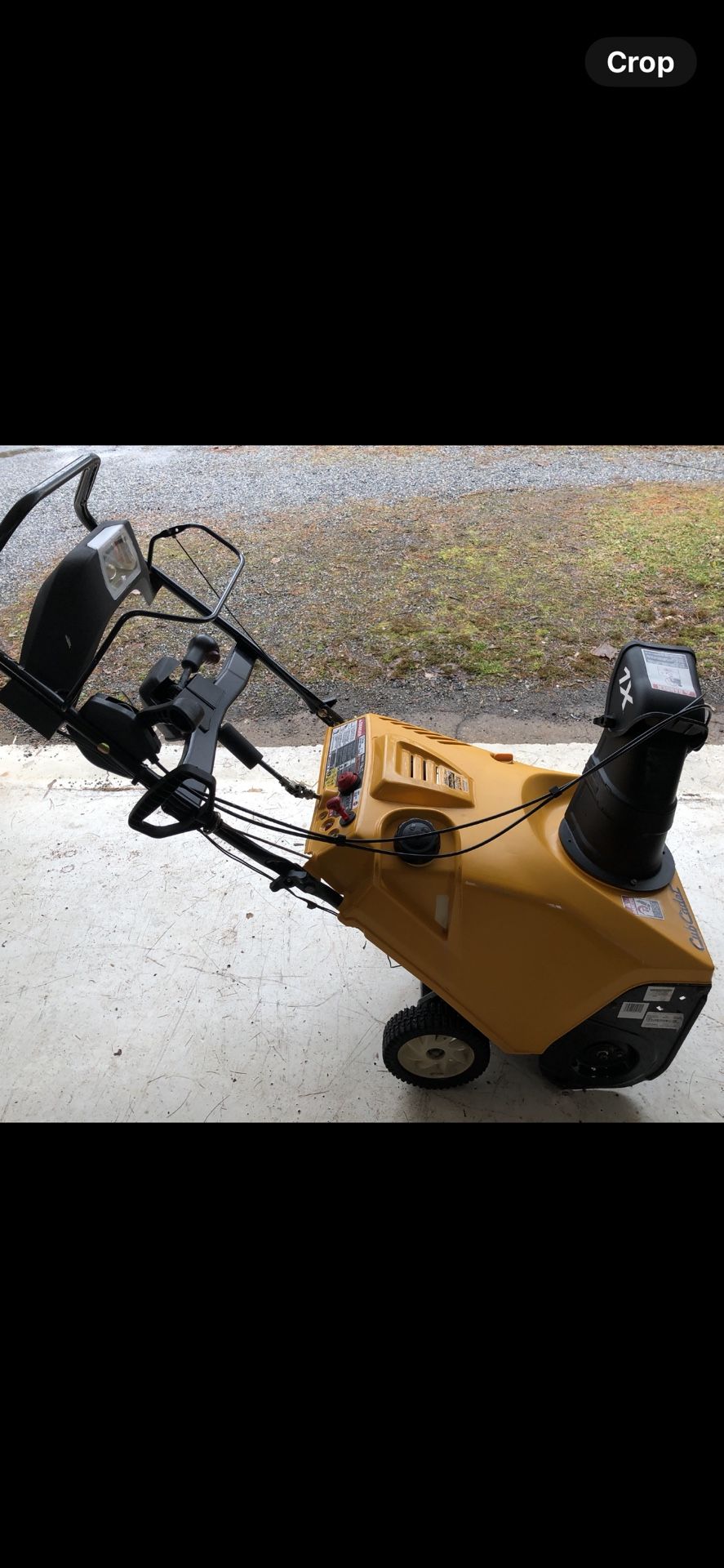 Cub cadet Electric Start single stage snow thrower