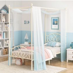 Twin Canpoy Bed Frame