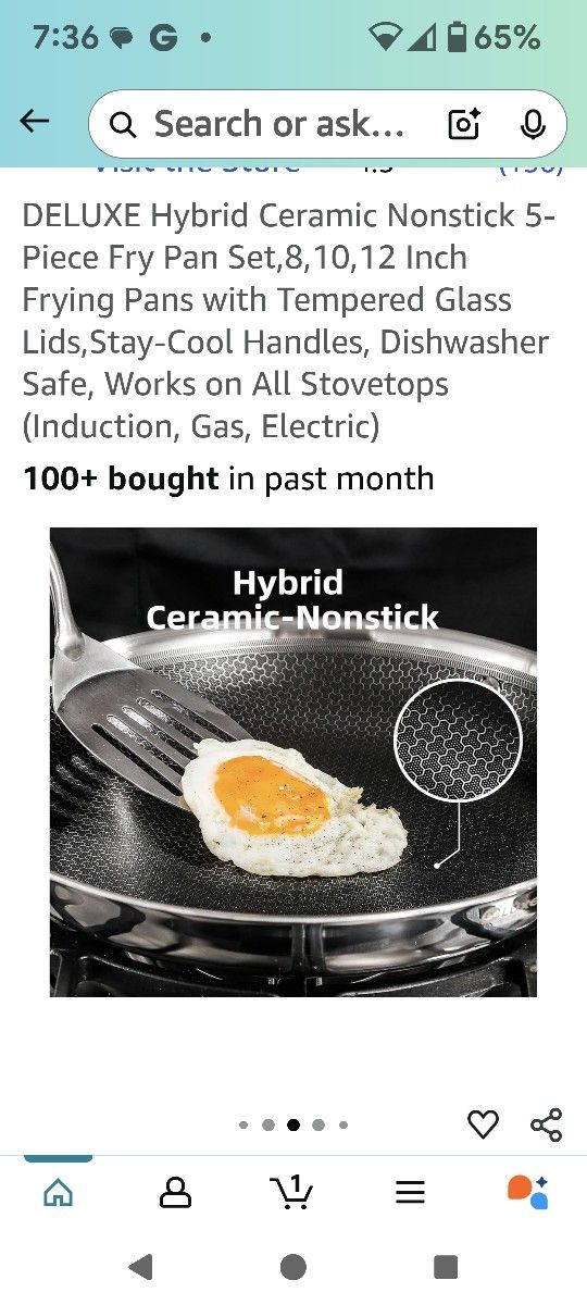 Five Piece Frying Pan Set