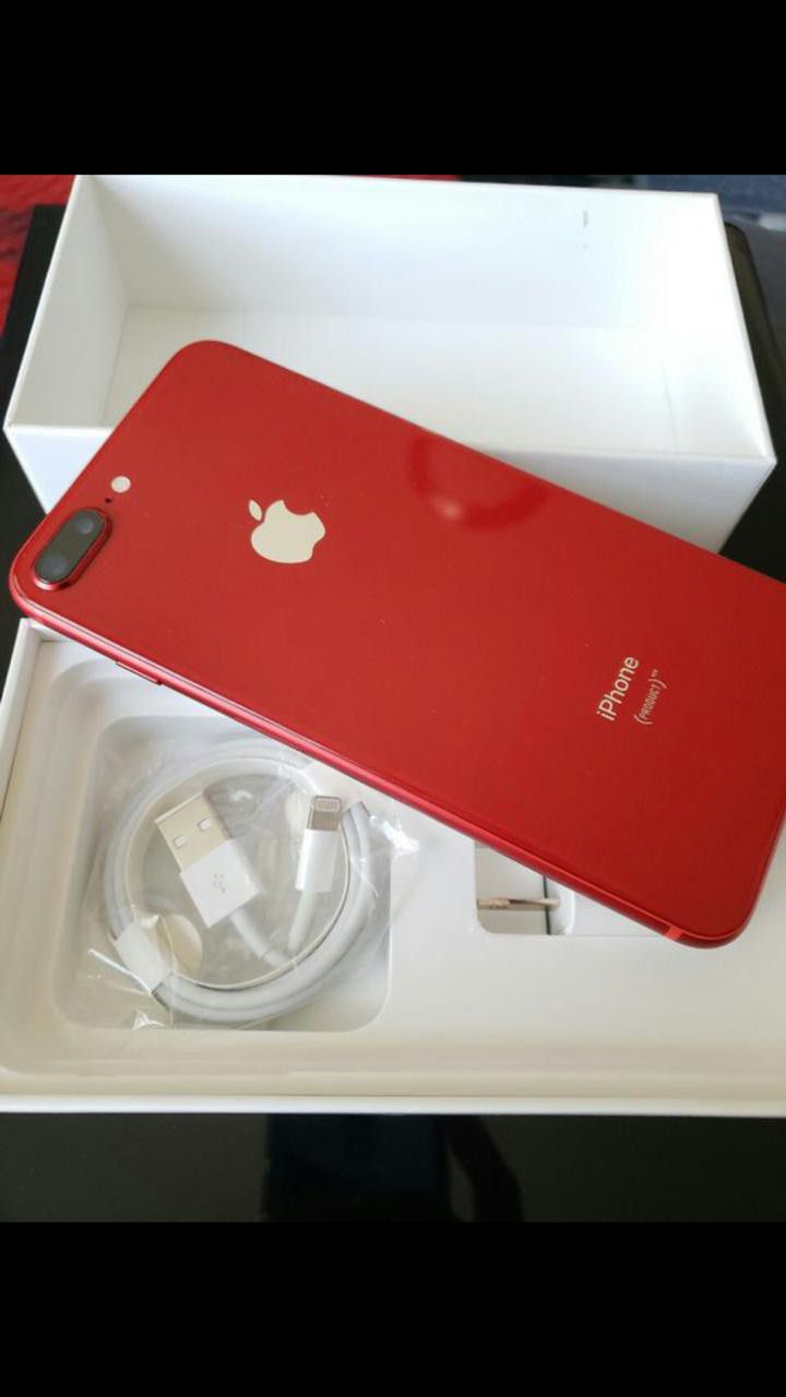 iPhone 8 plus product red, Factory unlocked Brand new 1 year apple warranty