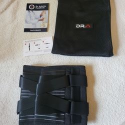Back Brace Support Belt, Medical Lower Lumbar Brace for Men & Women, Sciatica, Herniated Disc, Scoliosis & More, Black, Large