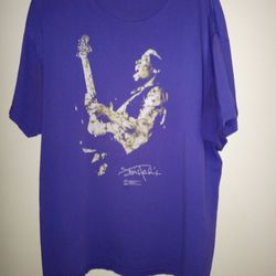 Vintage Jimi Hendrix T-Authentic Hendrix Xl 2009