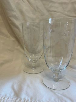 Princess House Tall Beer Glasses